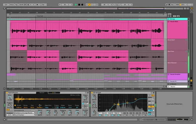 Ableton Live: slide 1 of 4 ableton on a Mac