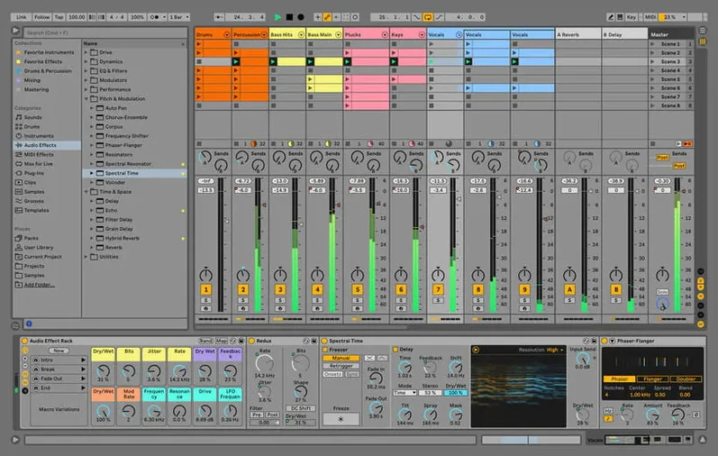 Ableton Live: slide 4 of 4 Ableton Live example 4