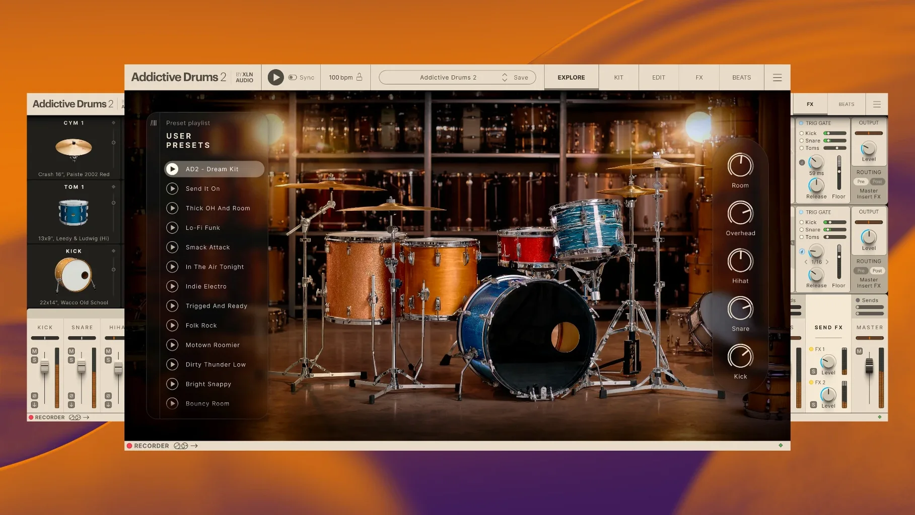 Addictive Drums 2 — frame 1 addictive drums 2 mac crack — main panel
