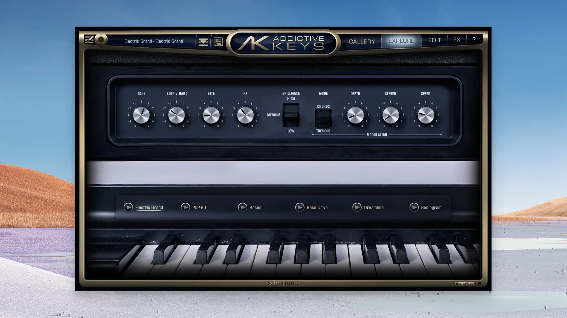 Addictive Keys — frame 5 Addictive Keys tools, view 5