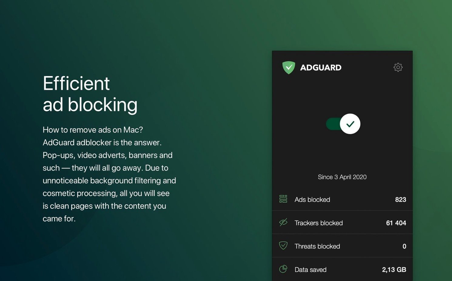 adguard mac cracked — main panel