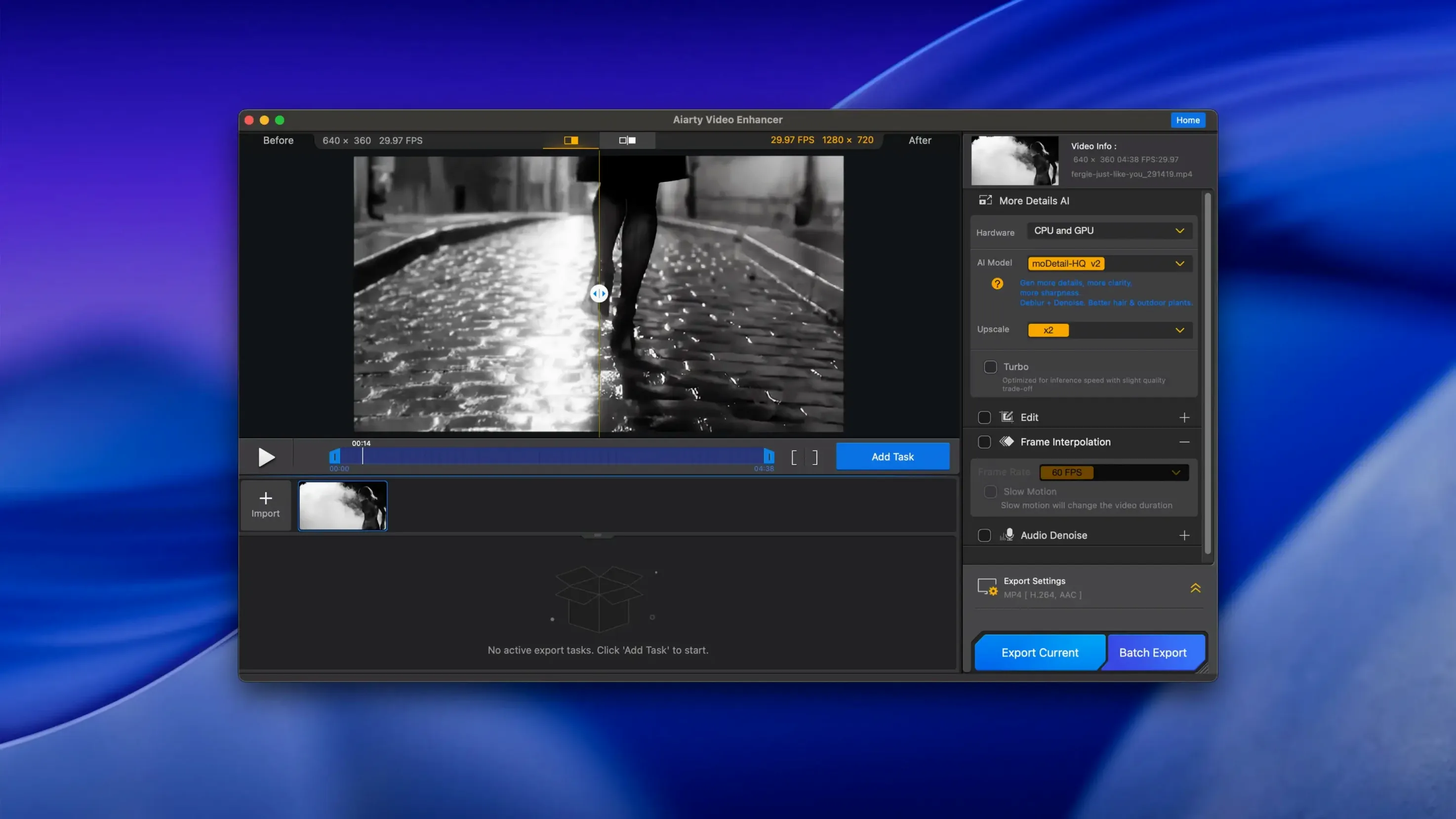 Aiarty Video Enhancer — frame 2 Aiarty Video Enhancer tools, view 2