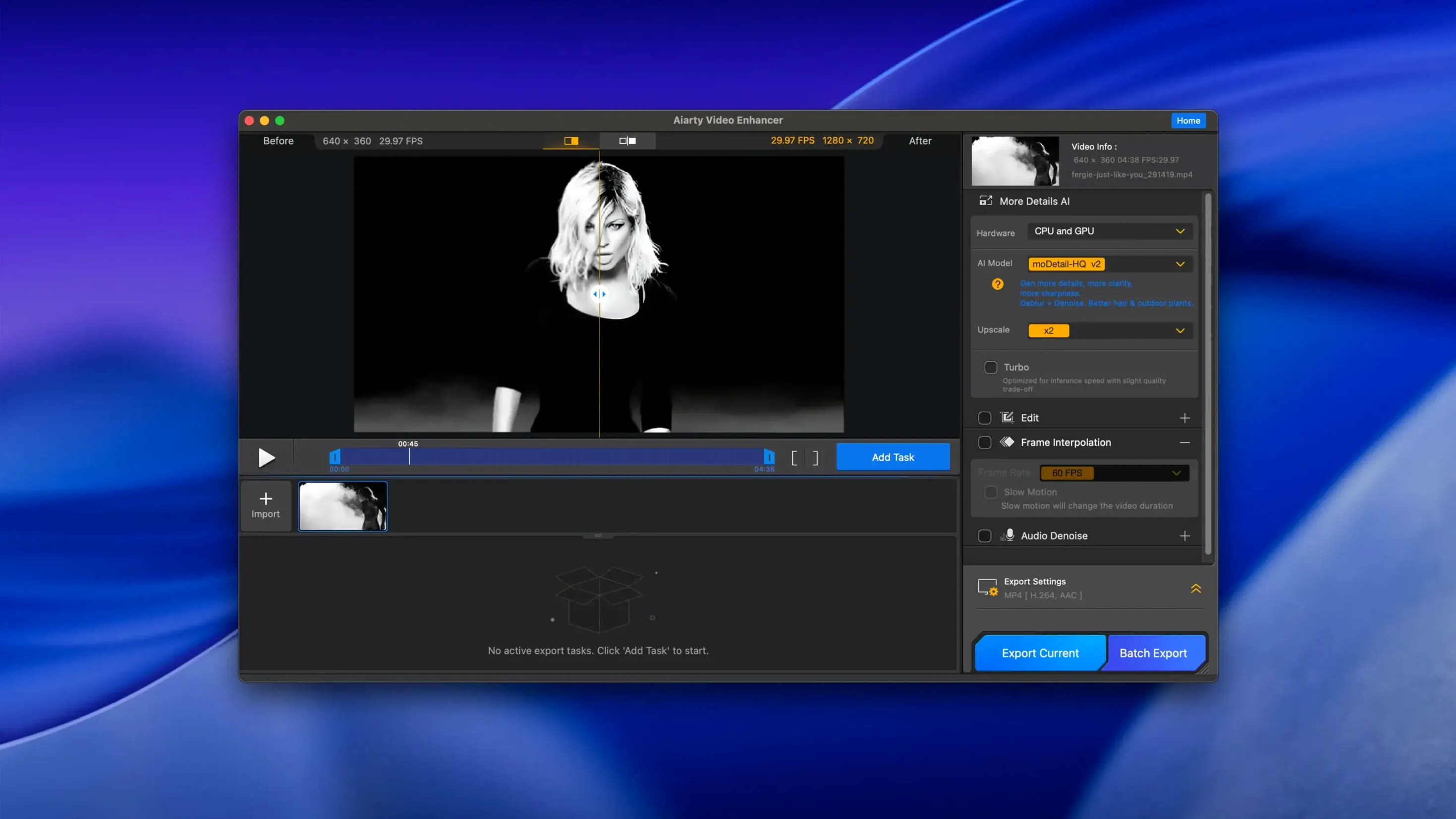 Aiarty Video Enhancer — frame 3 Aiarty Video Enhancer tools, view 3