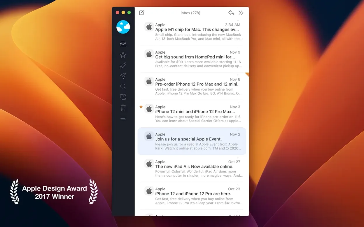 airmail 5 mac full version — main panel