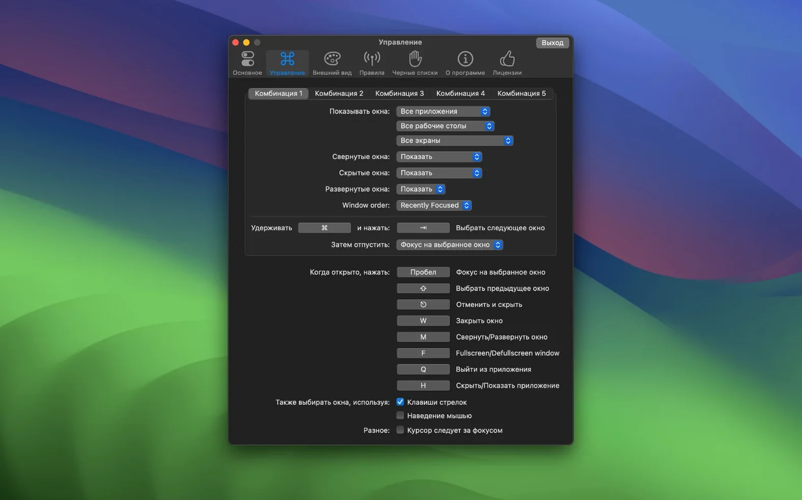 AltTab Pro tools, view 2