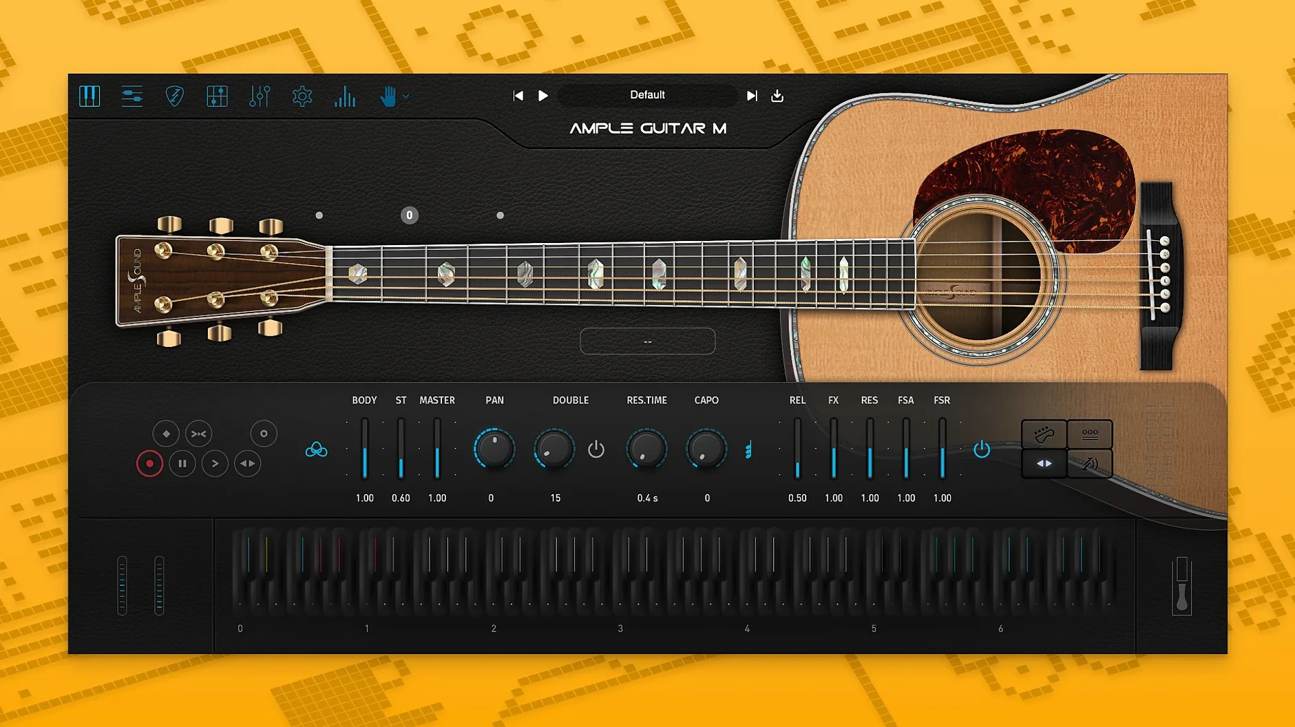 Ample Guitar M: slide 1 of 1 ample guitar vst crack — main panel