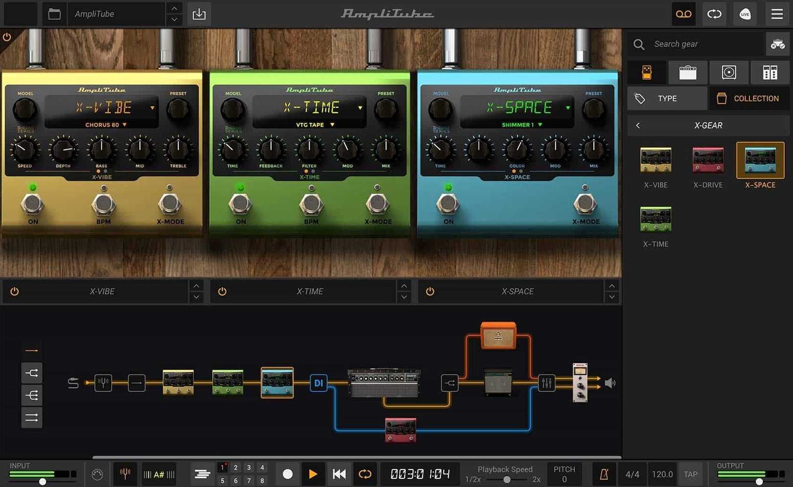 AmpliTube: slide 4 of 5 AmpliTube example 4