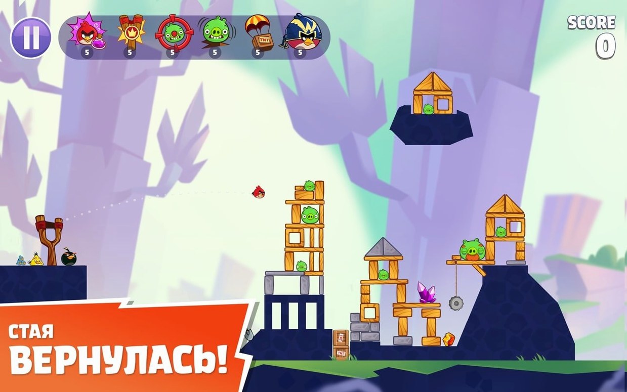 Angry Birds Reloaded — frame 1 angry birds dmg — main panel