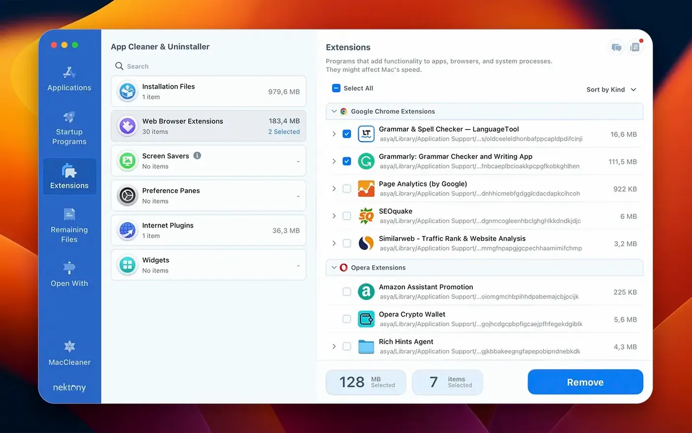App Cleaner & Uninstaller: slide 3 of 4 App Cleaner & Uninstaller example 3