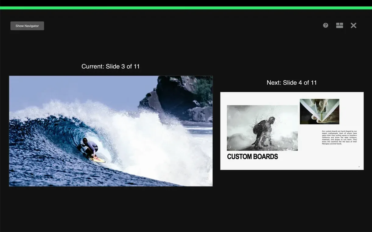 Apple Keynote example 8
