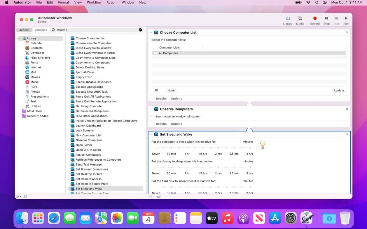 Apple Remote Desktop example 4