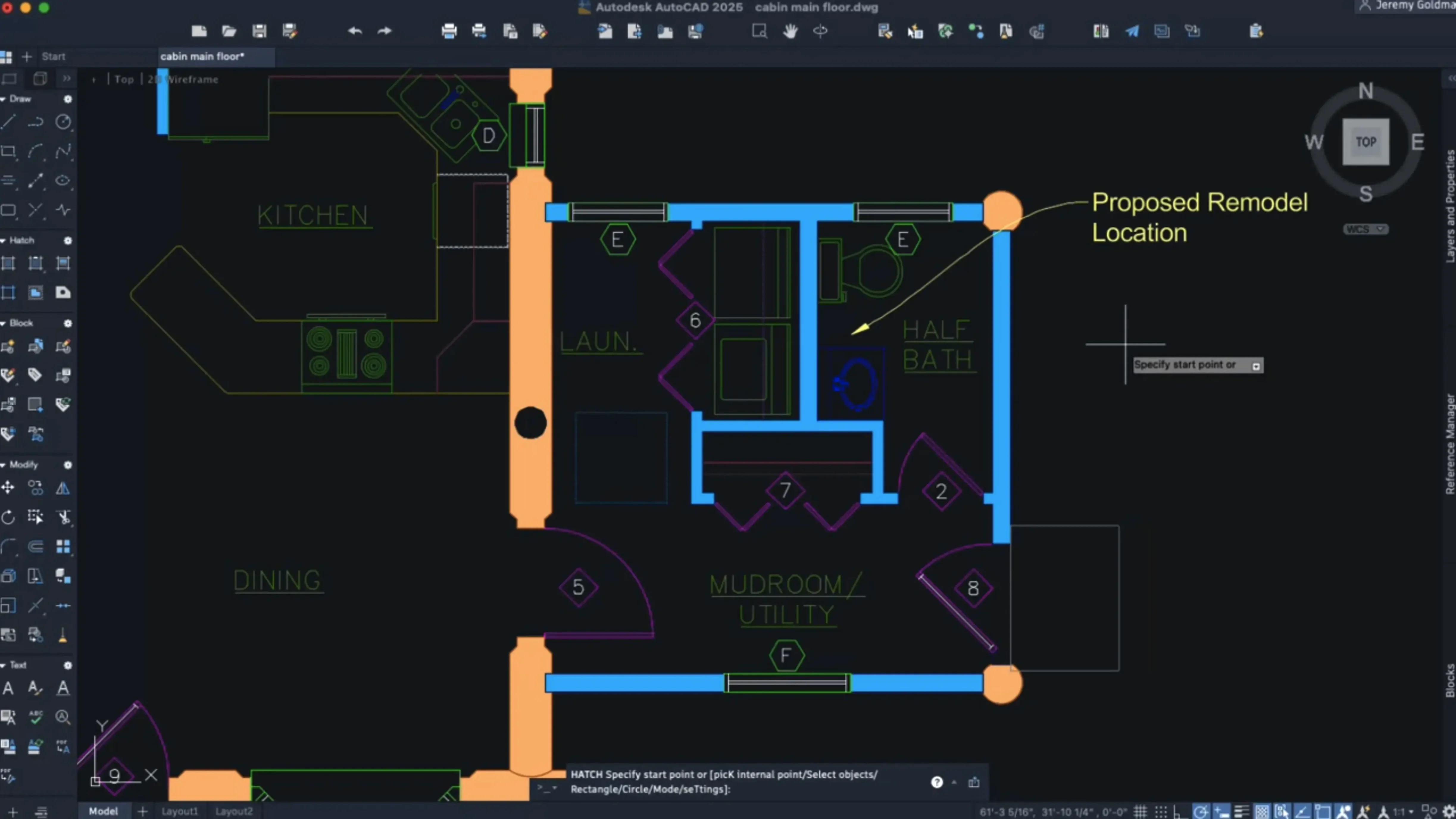 AutoCAD: slide 3 of 3 AutoCAD example 3