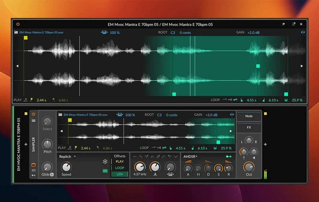 Bitwig Studio: slide 3 of 3 Bitwig Studio example 3
