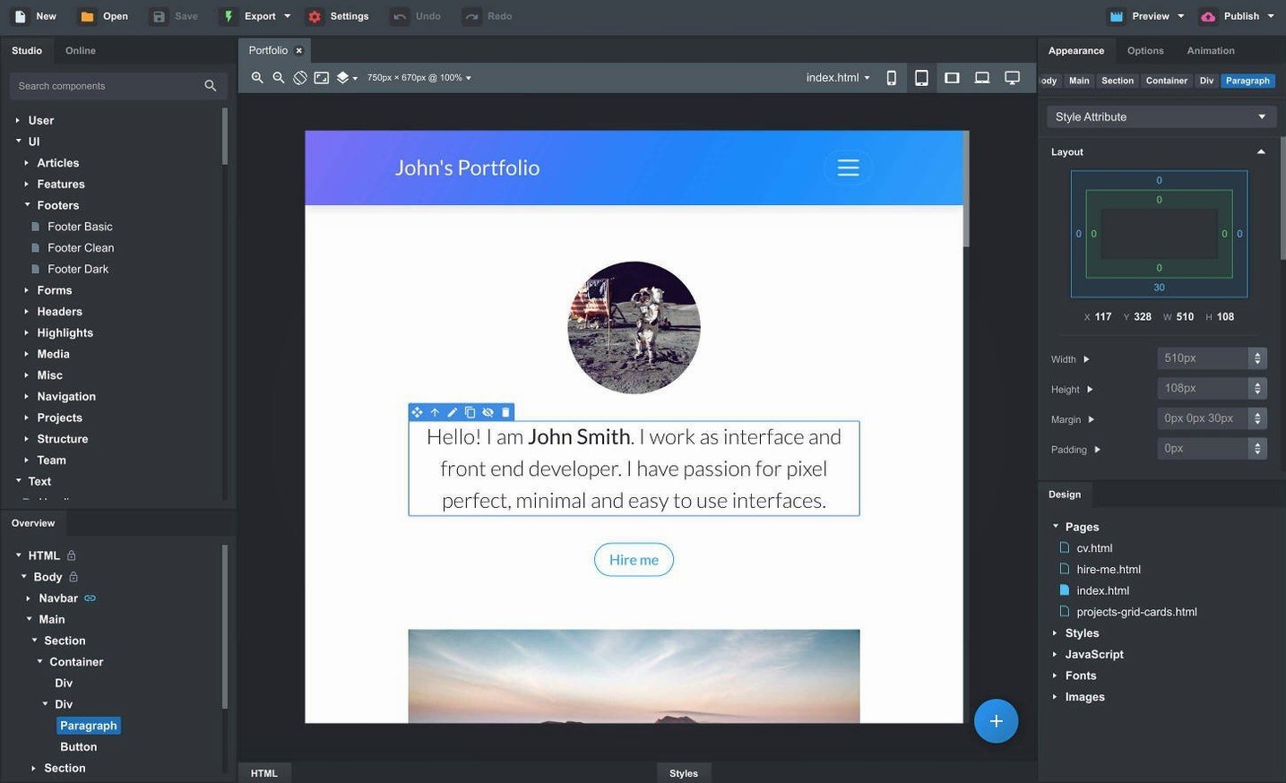 Bootstrap Studio: slide 1 of 2 bootstrap studio torrent on a Mac