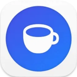 Caffeinated round icon