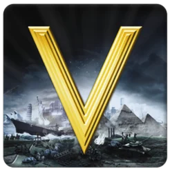 Civilization V round icon