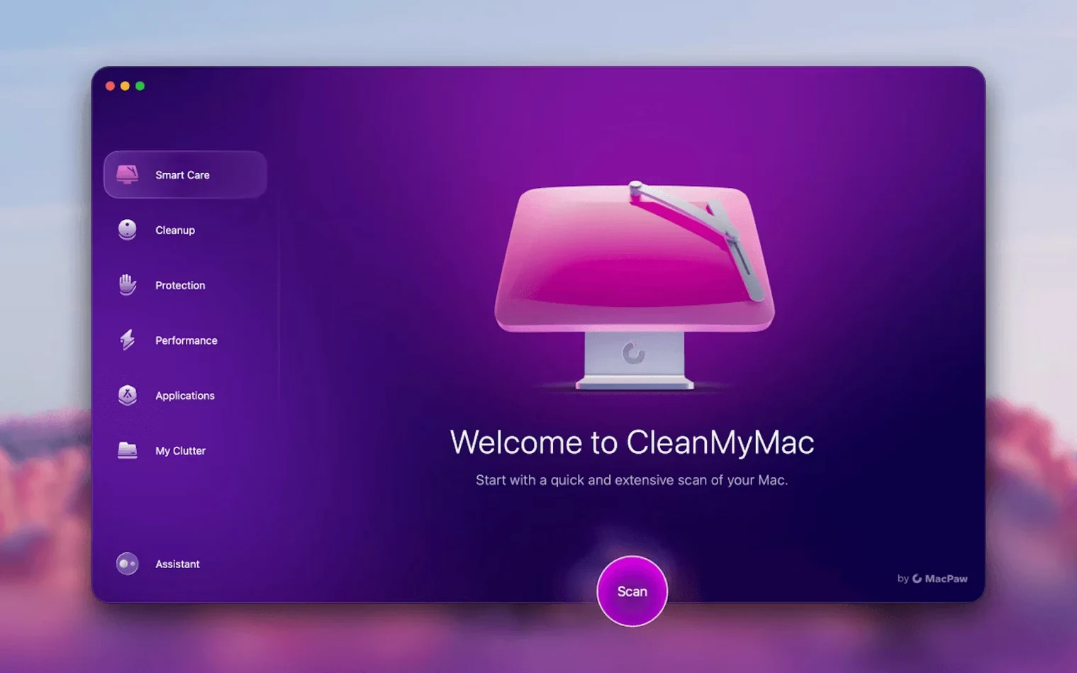 CleanMyMac: slide 1 of 5 clean my mac crack on a Mac