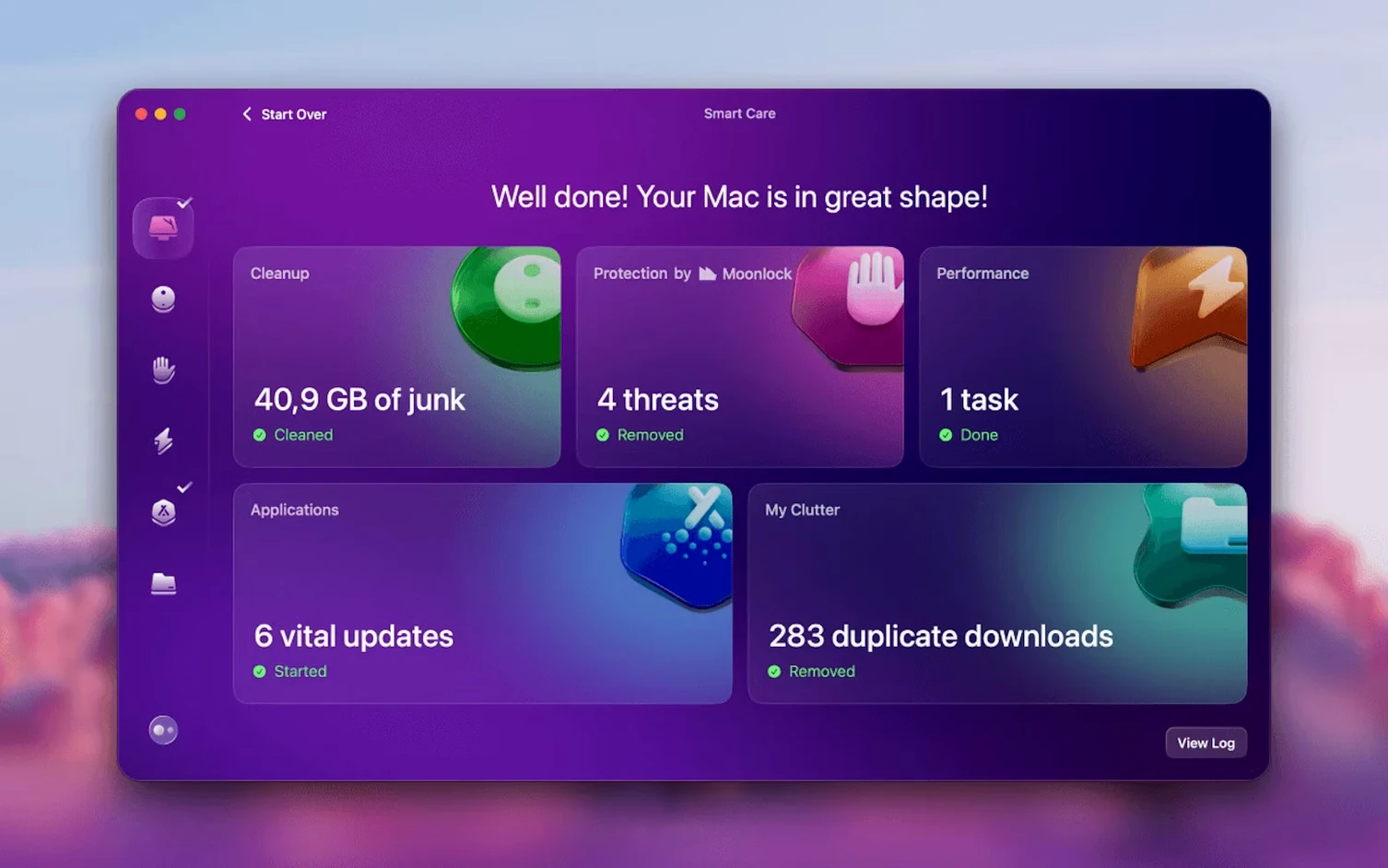 CleanMyMac: slide 2 of 5 CleanMyMac example 2