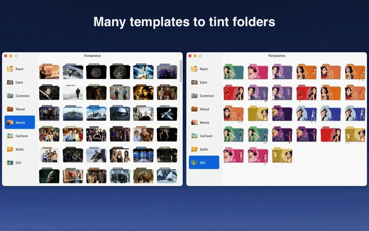 Color Folder Pro tools, view 5