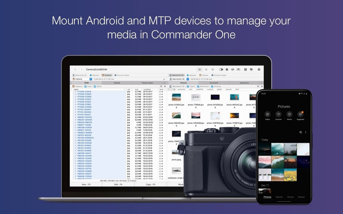 Commander One PRO: slide 4 of 4 Commander One PRO example 4
