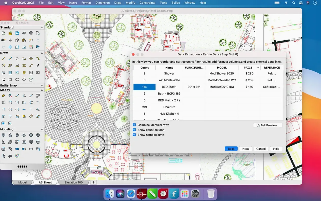 CorelCAD: slide 2 of 4 CorelCAD example 2