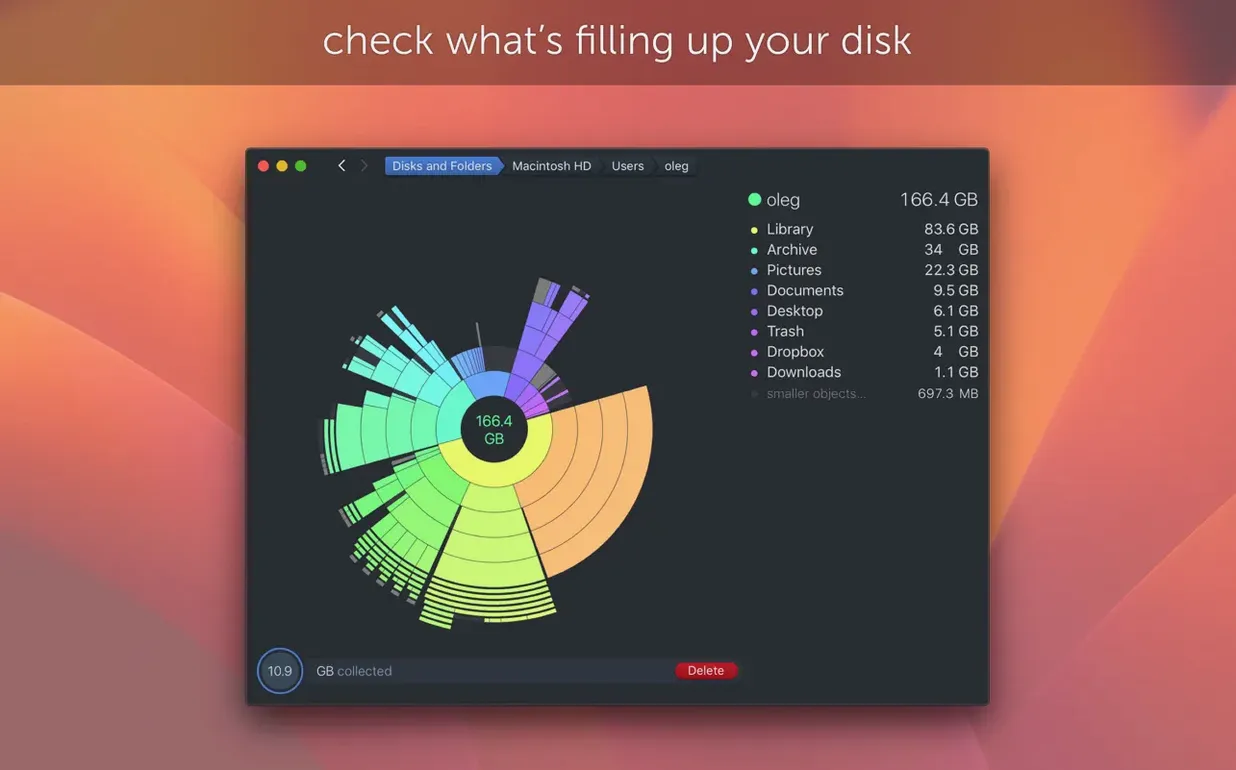 DaisyDisk — frame 1 daisy disk crack on a Mac