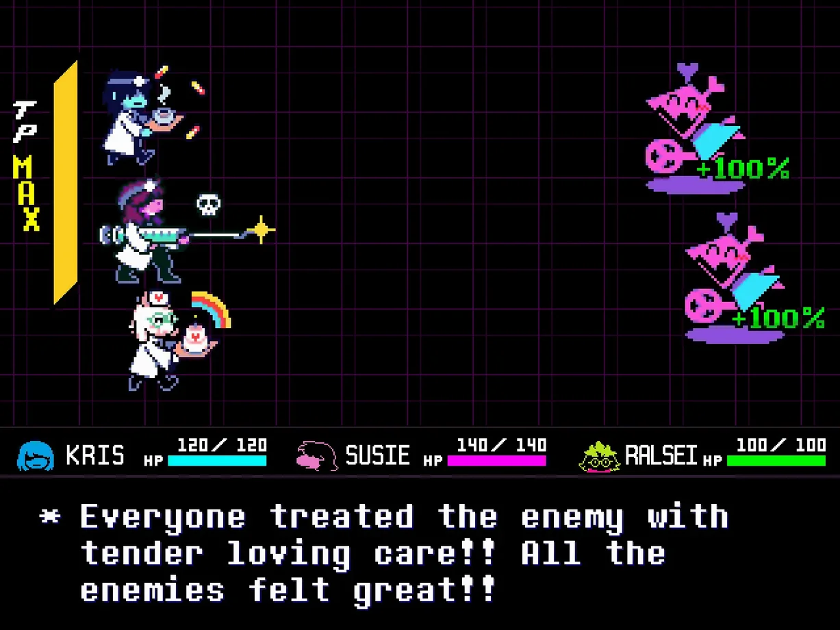 DELTARUNE: slide 6 of 7 DELTARUNE example 6