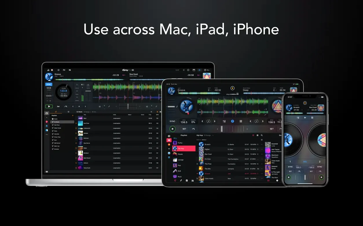 djay Pro — frame 3 djay Pro tools, view 3
