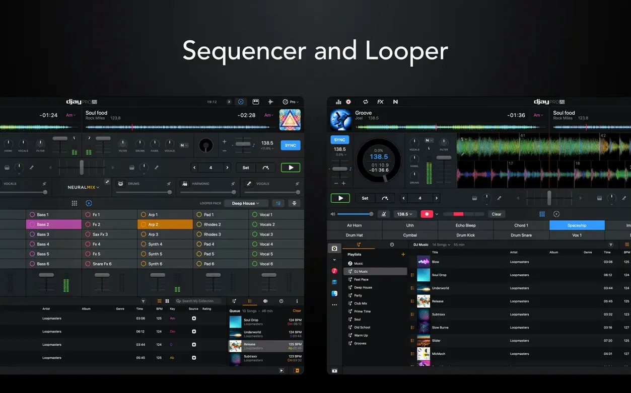 djay Pro — frame 4 djay Pro tools, view 4