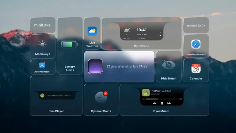 dynamiclake pro on a Mac