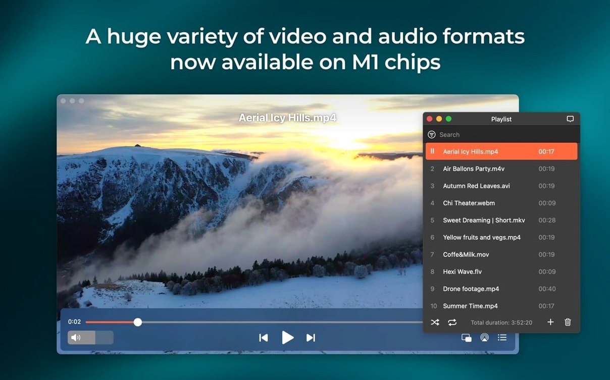 Elmedia Player Pro: slide 1 of 4 elmedia player pro for mac free download on a Mac