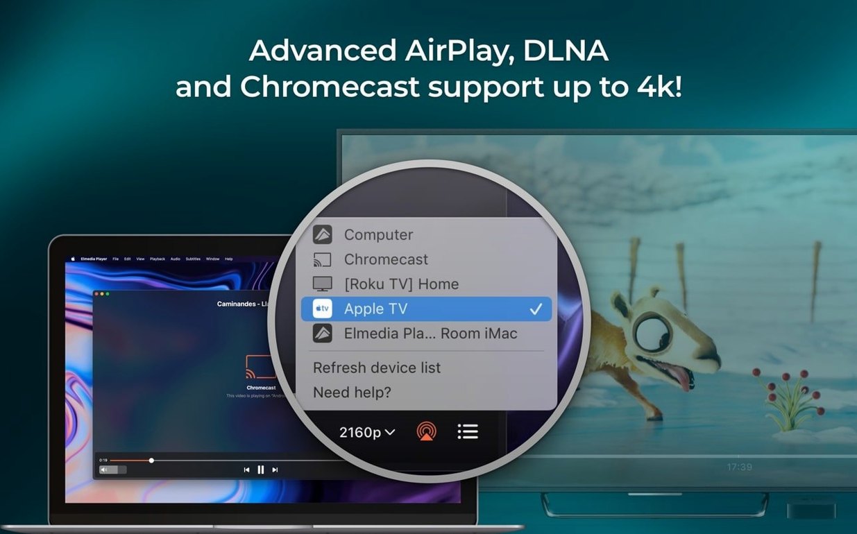 Elmedia Player Pro: slide 3 of 4 Elmedia Player Pro example 3