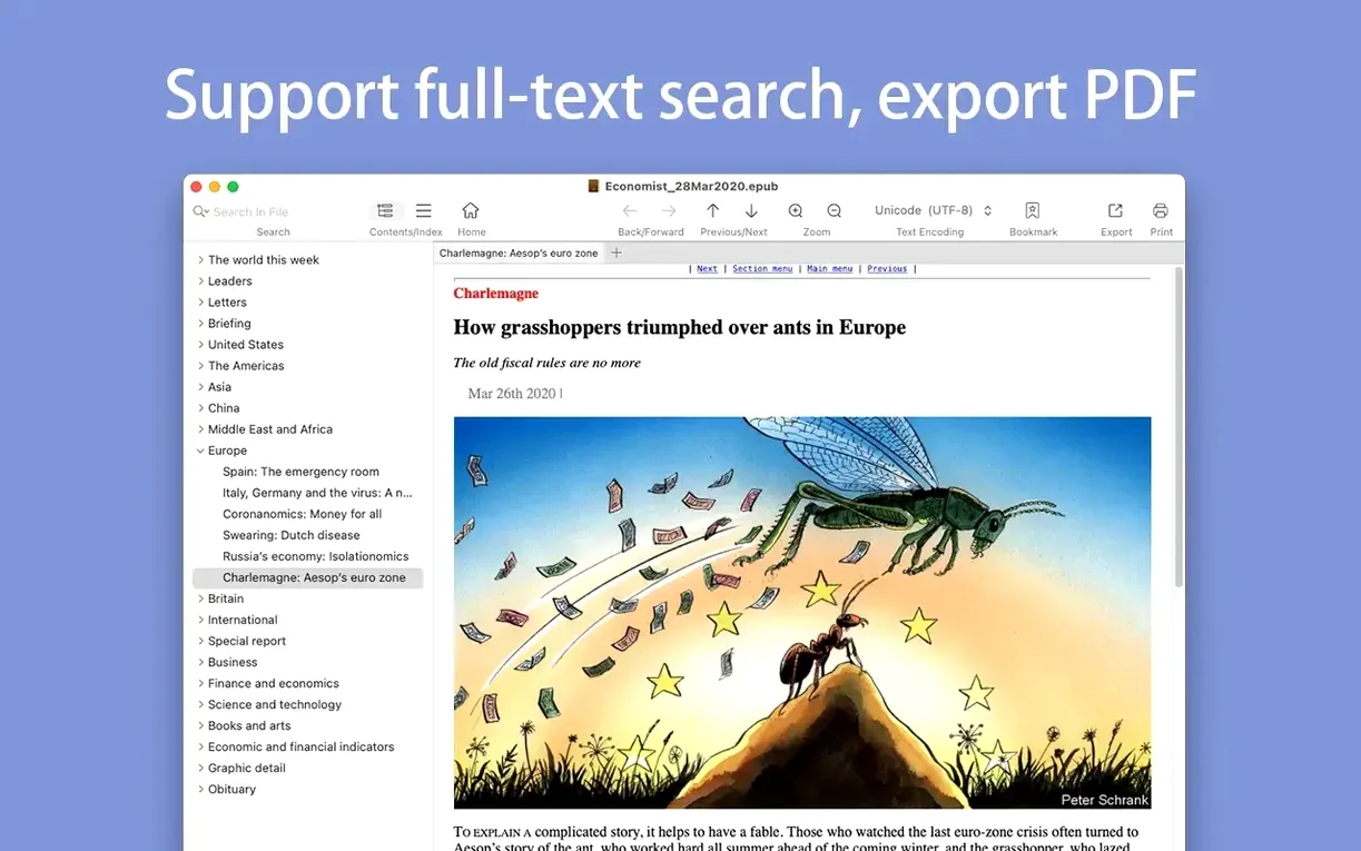 EPUB Reader Plus example 3