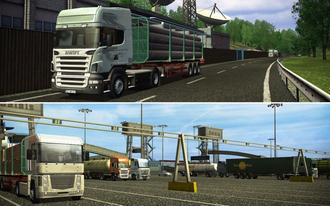 Euro Truck Simulator — frame 1 euro truck simulator macos free — main panel