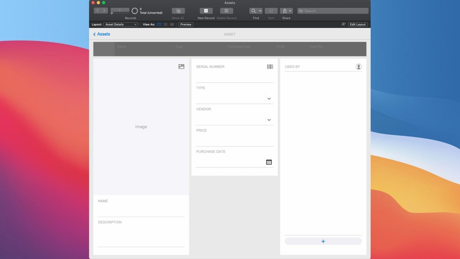 FileMaker Pro tools, view 3