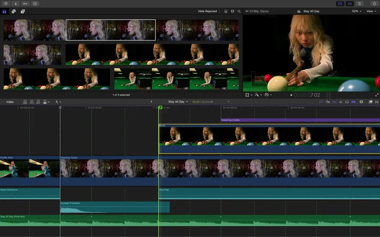Final Cut Pro example 2