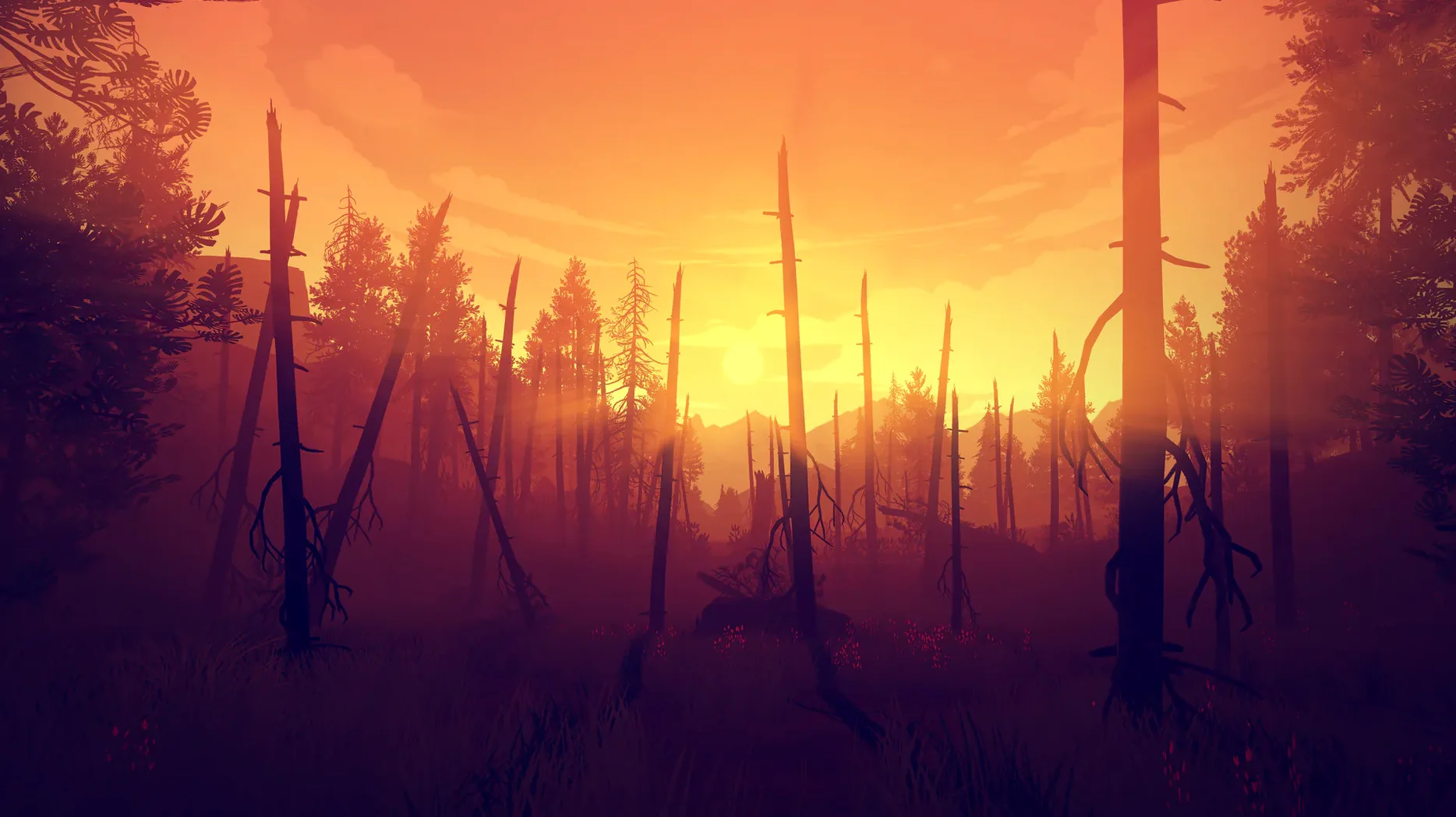 Firewatch — frame 1 firewatch for mac on a Mac