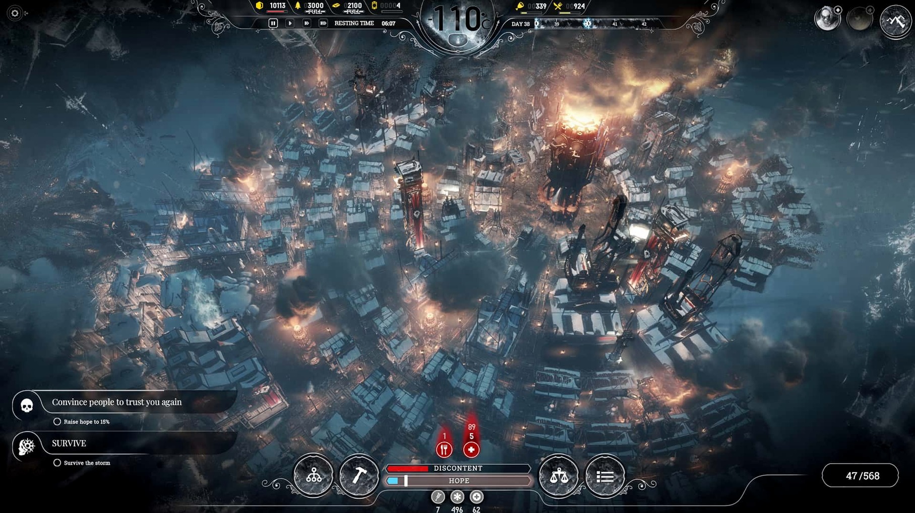 Frostpunk — frame 2 Frostpunk tools, view 2