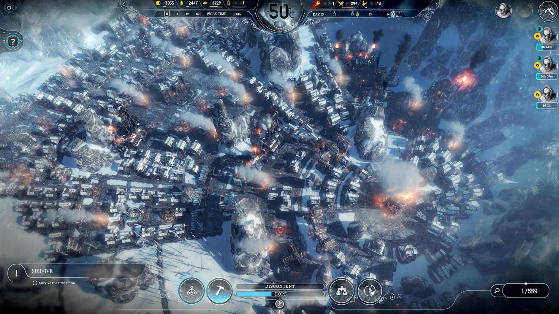Frostpunk — frame 4 Frostpunk tools, view 4