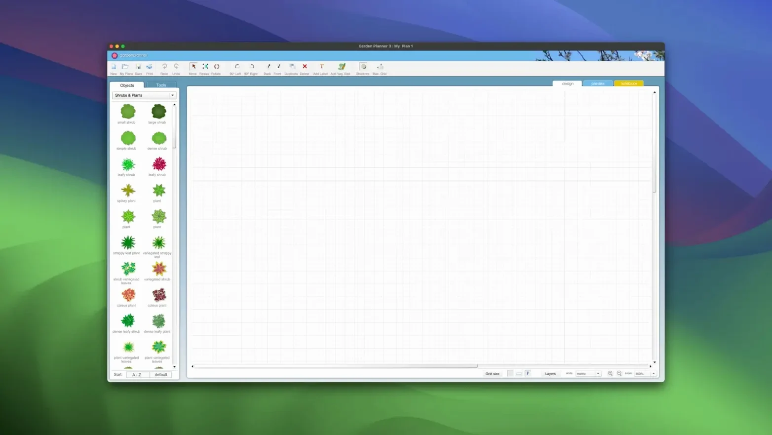 Garden Planner: slide 1 of 2 room planner torrent — main panel