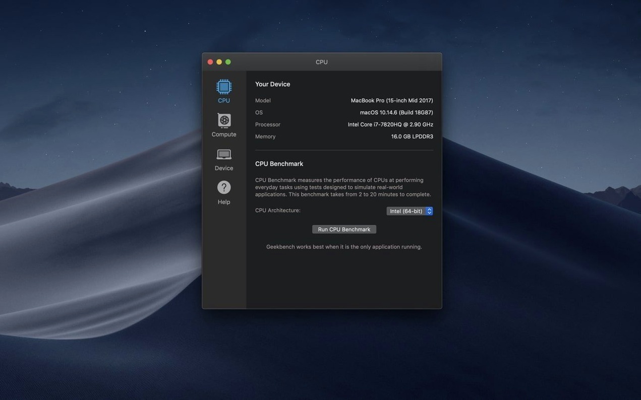 geekbench 7 crack mac on a Mac