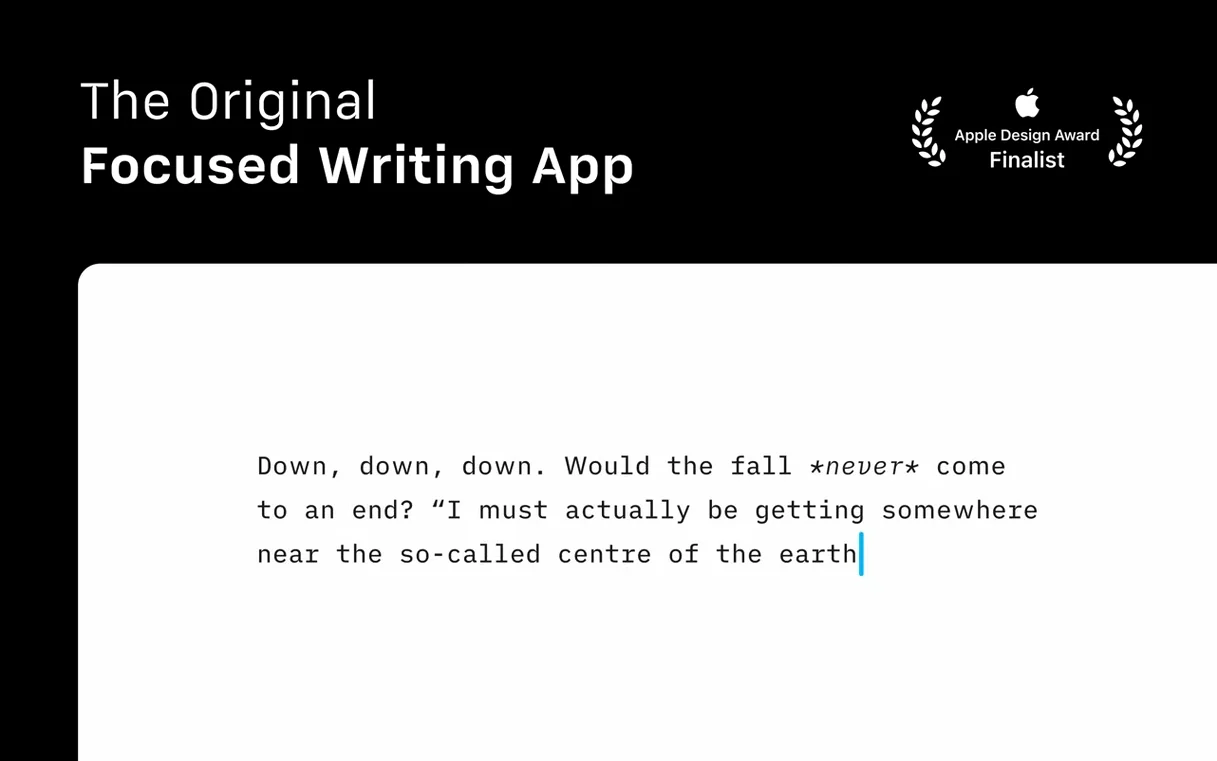 ia writer mac — main panel