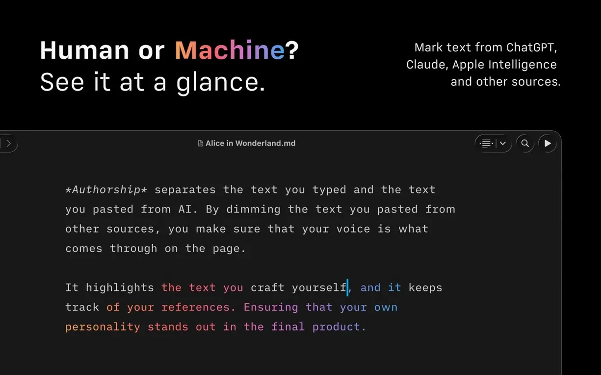 iA Writer example 2