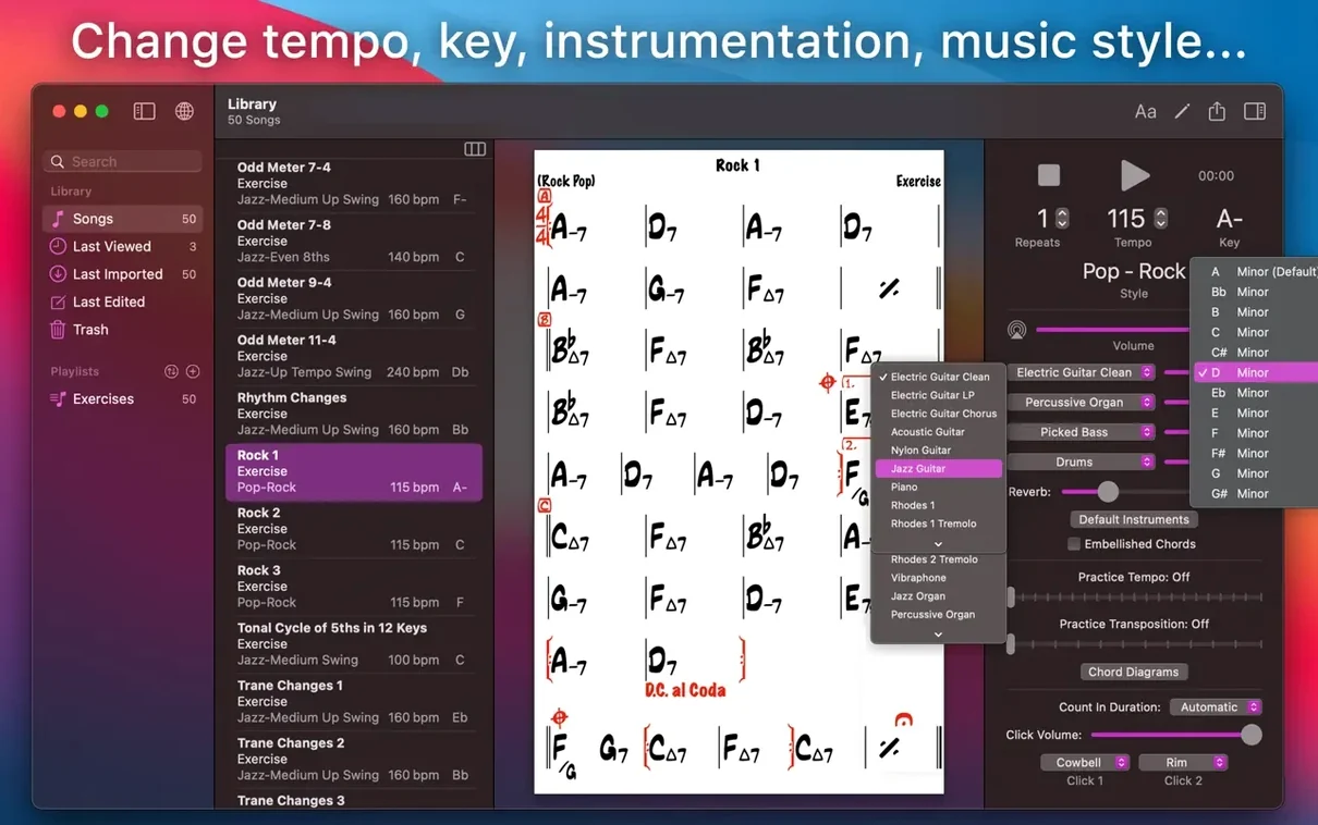 iReal Pro: slide 2 of 4 iReal Pro example 2
