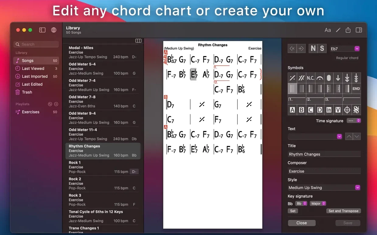 iReal Pro: slide 4 of 4 iReal Pro example 4