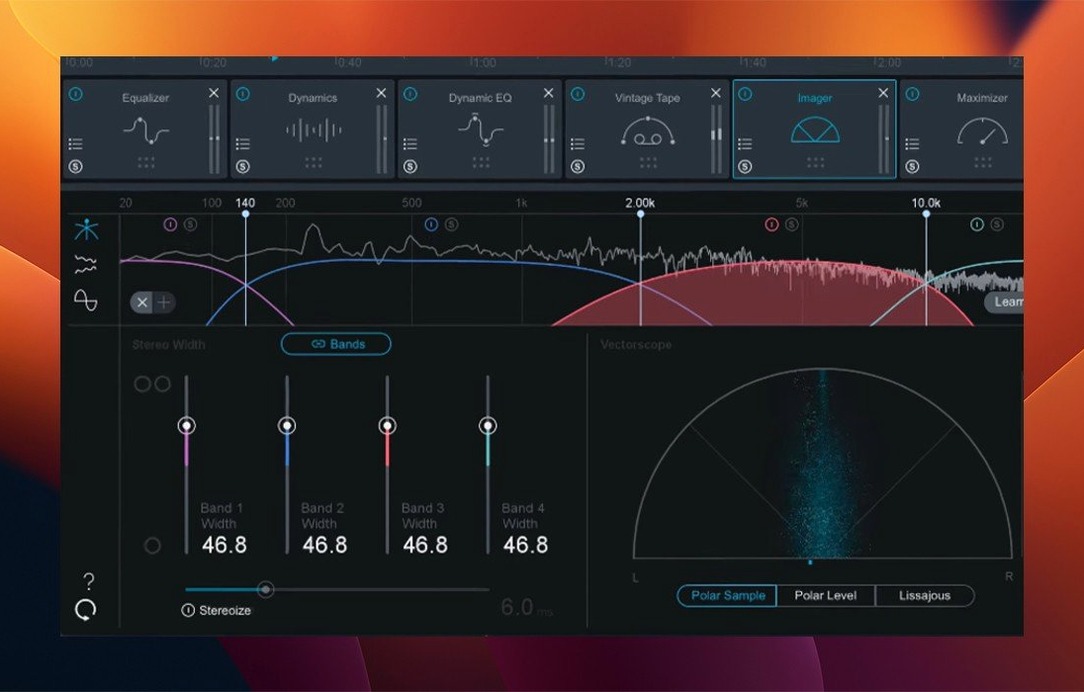 iZotope Ozone: slide 3 of 4 iZotope Ozone example 3