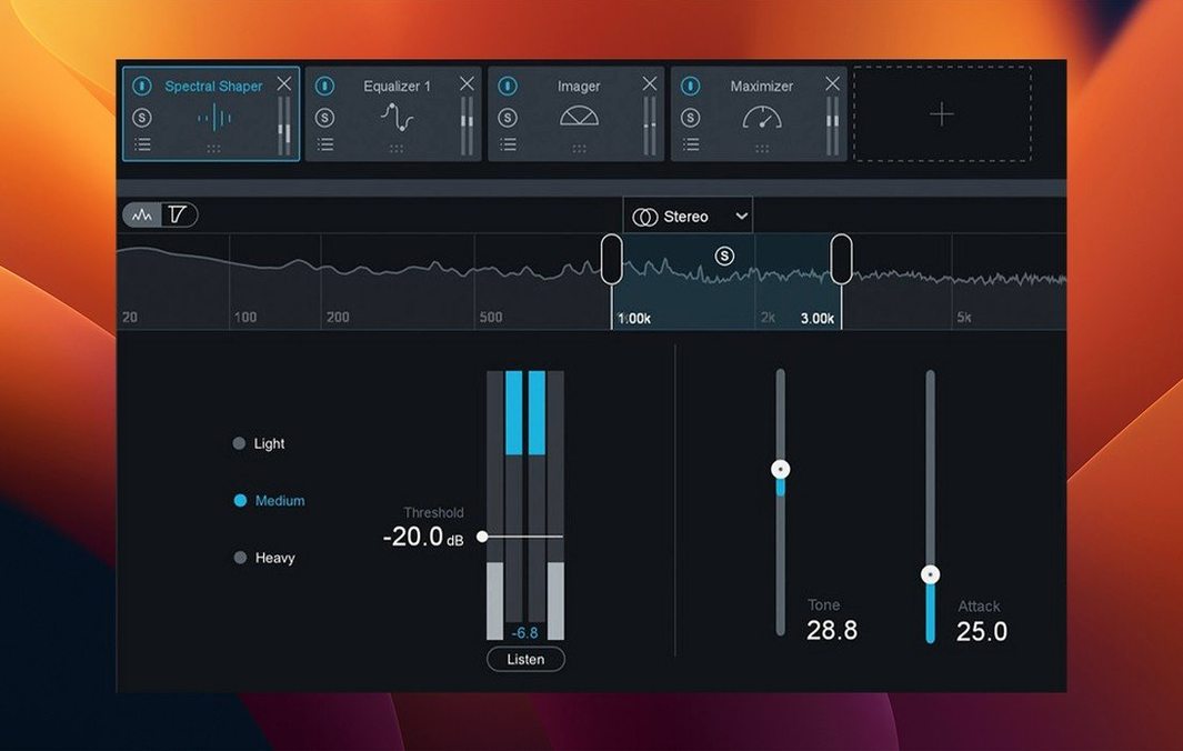 iZotope Ozone: slide 4 of 4 iZotope Ozone example 4