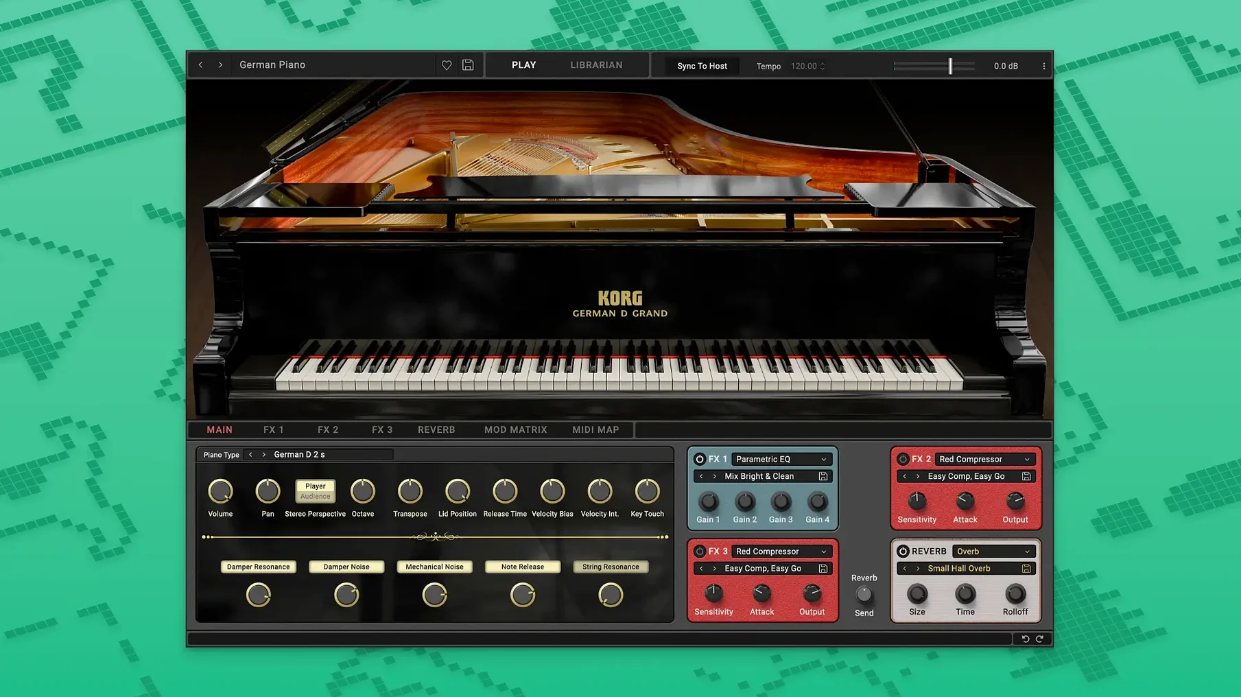 KORG Collection — frame 1 korg collection mac — main panel
