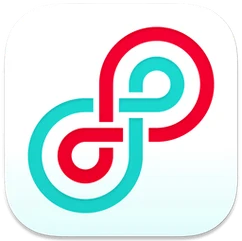 Loopback round icon