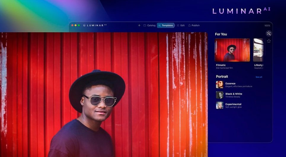 Luminar AI tools, view 3